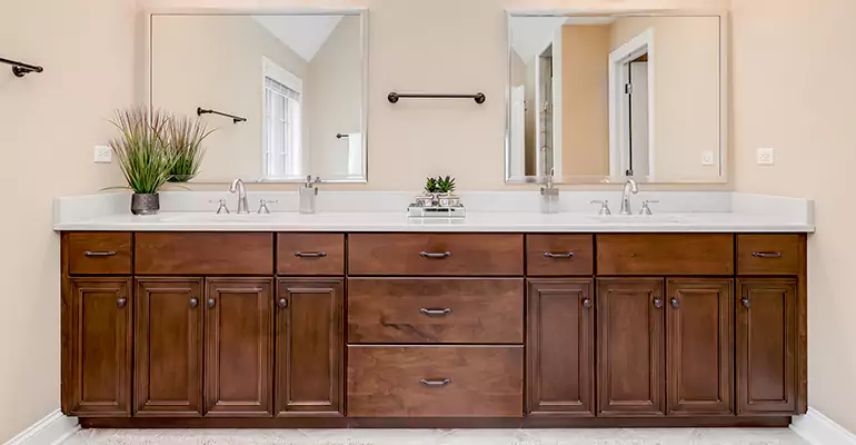 Bathroom Cabinet Renovation in Loudon