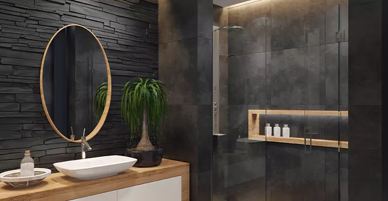 Bathroom Floor Tile Remodel in Loudon