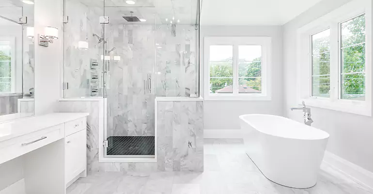 Full Shower Remodel in Loudon